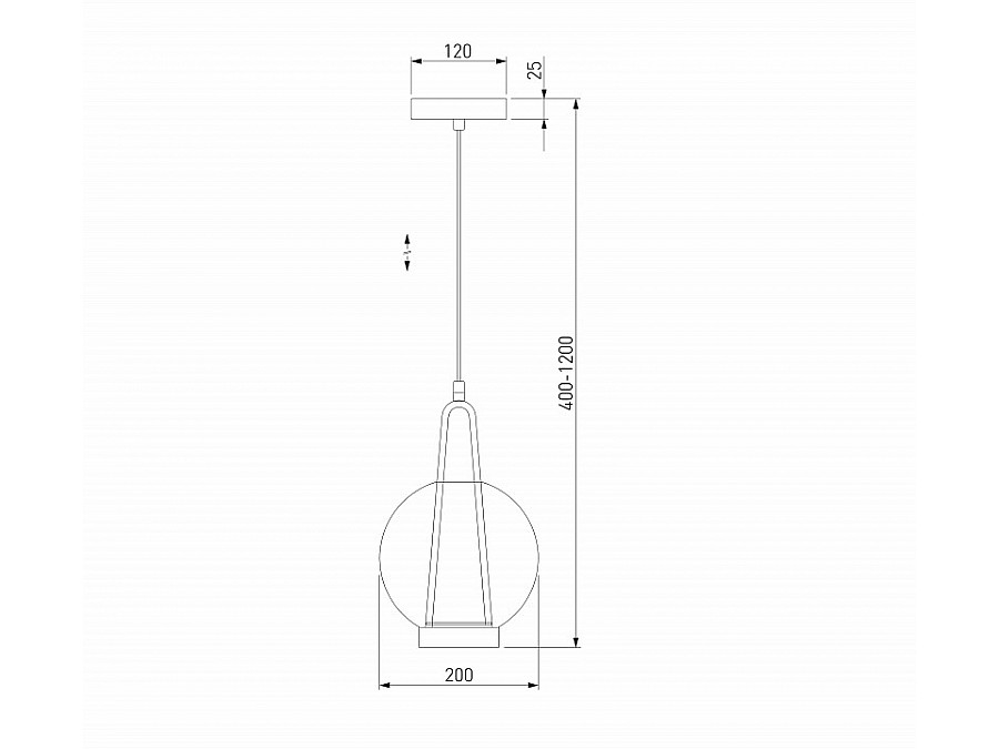 Подвесной светильник Eurosvet Frasco 50267/1 LED синий