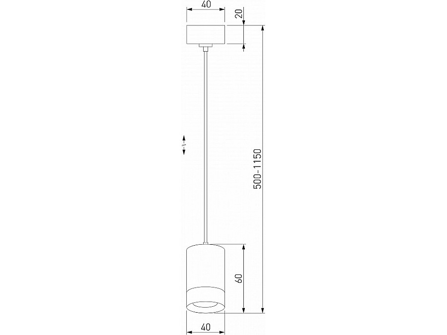 Подвесной светильник Eurosvet Piccolo 50248/1 LED черный