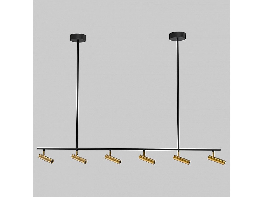 Светильник на штанге Eurosvet Epiphania 20252/6 LED черный/латунь