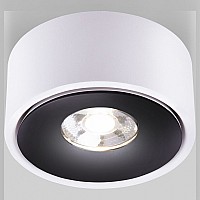 Накладной светильник Elektrostandard Glide Glide 8W белый/черный (25100/LED)