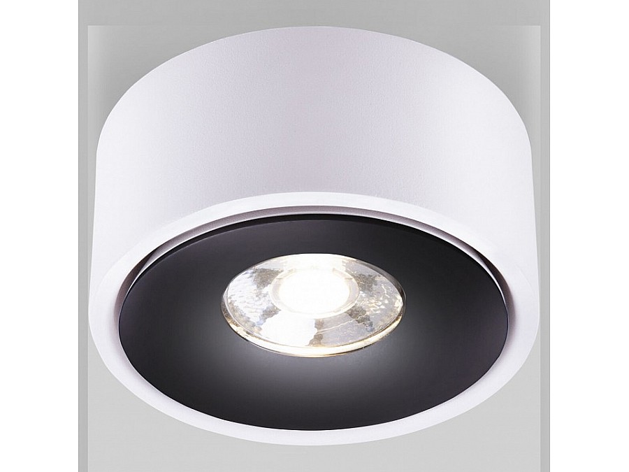Накладной светильник Elektrostandard Glide Glide 8W белый/черный (25100/LED)