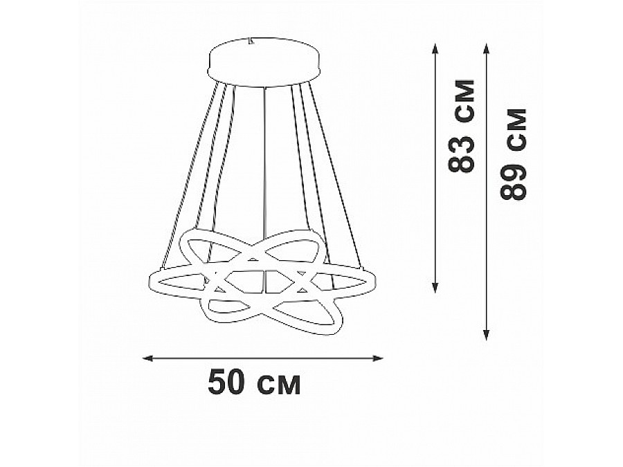 Подвесной светильник Vitaluce V2515DT V2515DT-0/3S