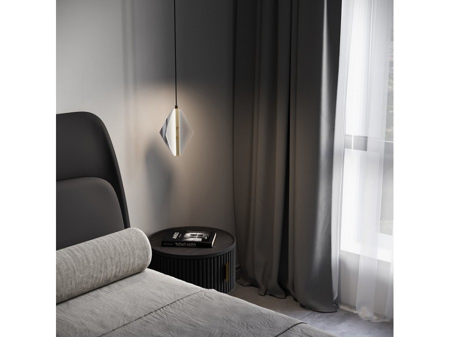 Подвесной светильник Eurosvet  304054 LED латунь