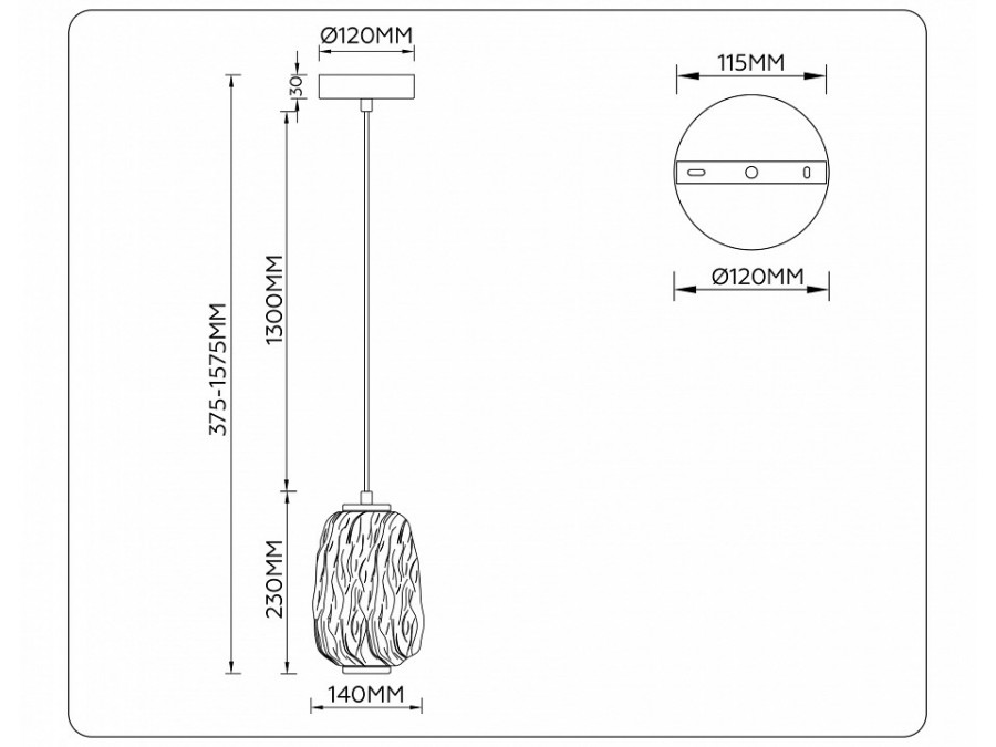 Подвесной светильник Ambrella Light LH LH30101