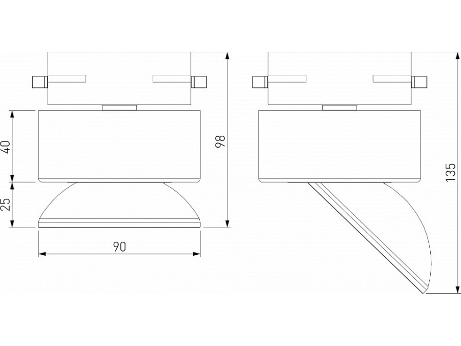 Светильник на штанге Elektrostandard Smooth a062874
