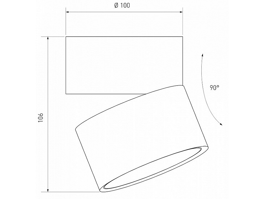 Накладной светильник Elektrostandard DLR031 15W 4200K a051772