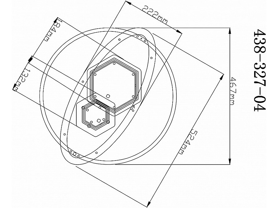 Накладной светильник Velante 438 438-327-04