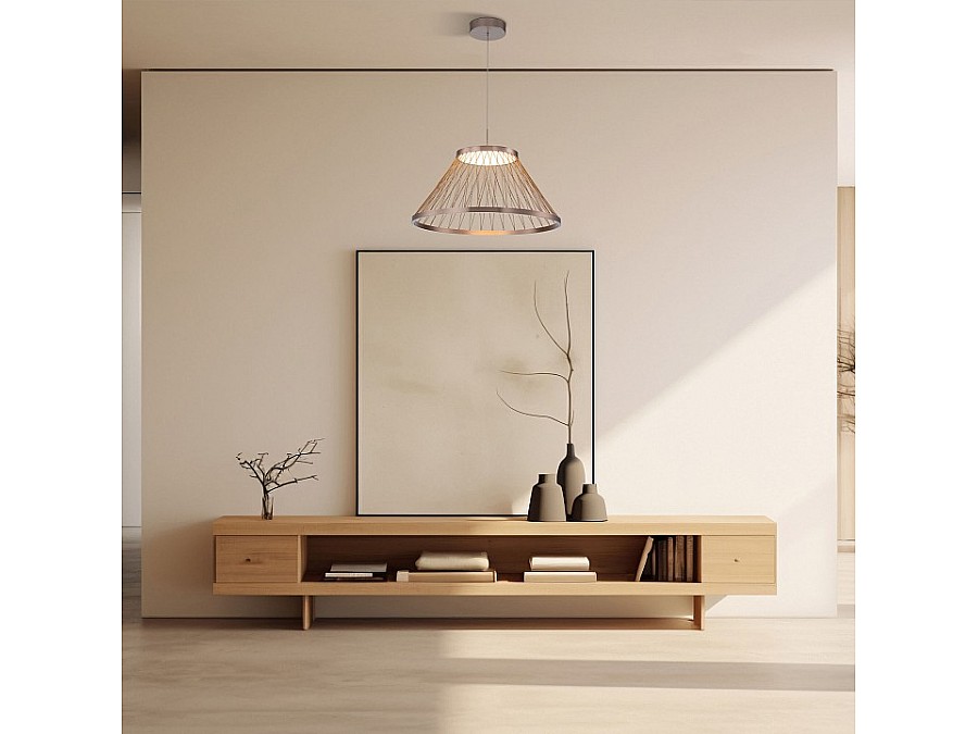 Подвесной светильник Eurosvet Cesta 40017/1 LED коричневый