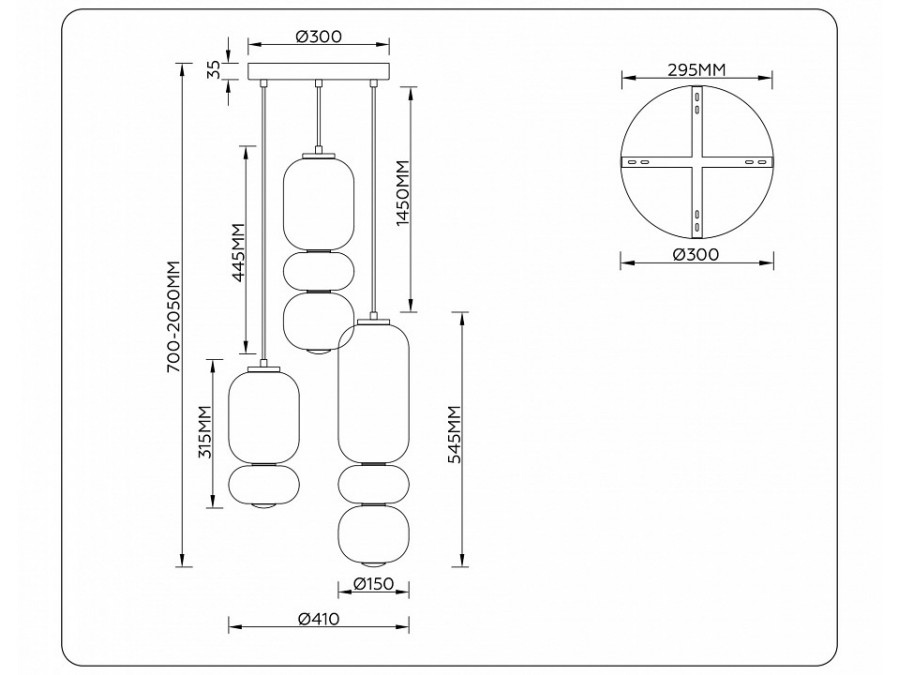 Подвесной светильник Ambrella Light LH LH11036
