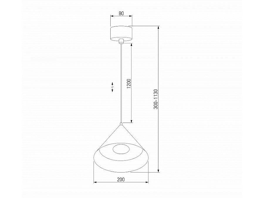 Подвесной светильник Elektrostandard Conus a069335