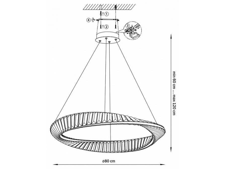 Подвесной светильник Lightstar Vidare 699083