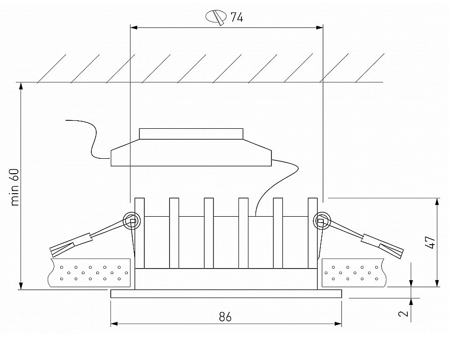 Встраиваемый светильник Elektrostandard Combi a069004