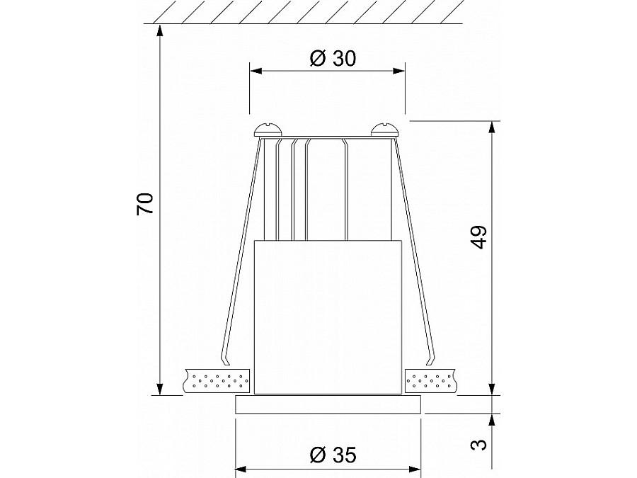 Встраиваемый светильник Elektrostandard 15269/LED 15269/LED