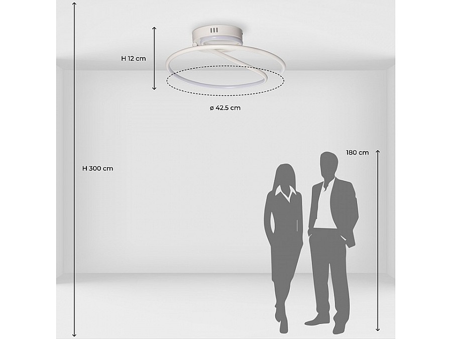 Накладной светильник DeMarkt Аурих 108010201