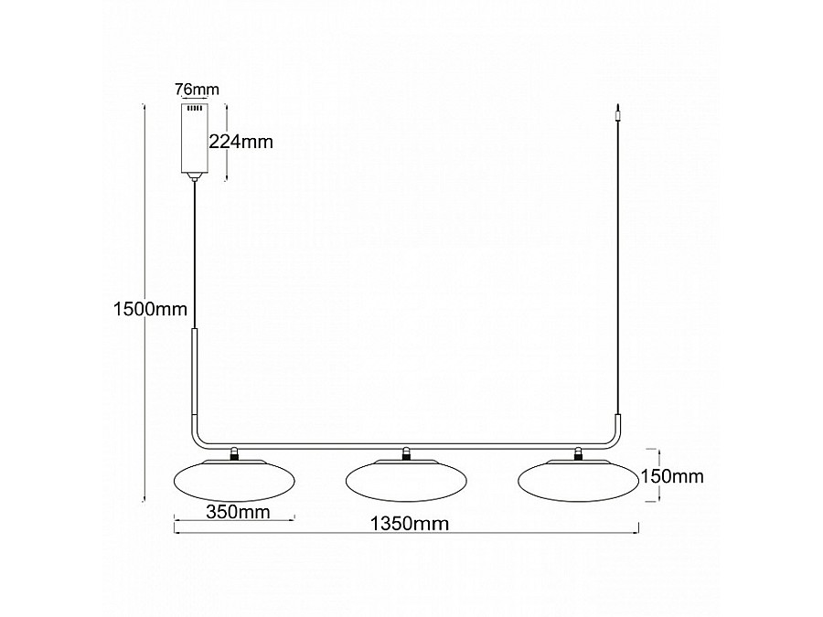 Подвесной светильник DeMarkt Ауксис 2 722010803