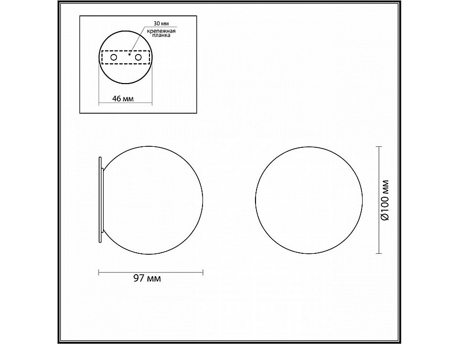 Накладной светильник Odeon Light Marbella 6684/5CL