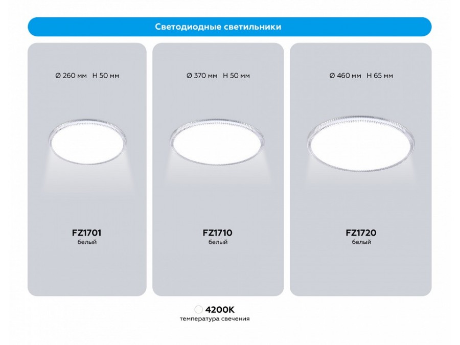 Накладной светильник Ambrella Light  FZ1701