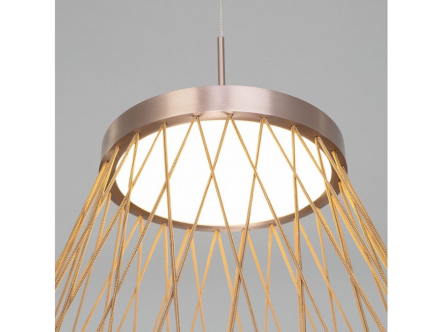 Подвесной светильник Eurosvet Cesta 40016/1 LED коричневый