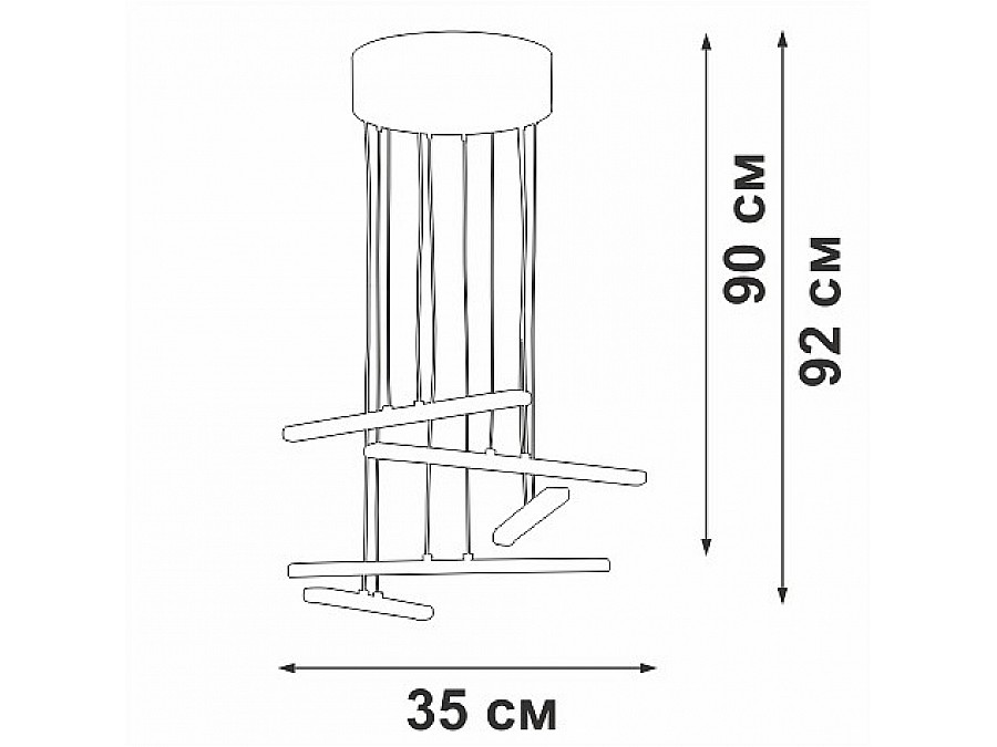 Подвесной светильник Vitaluce V3046 V3046-1/5S