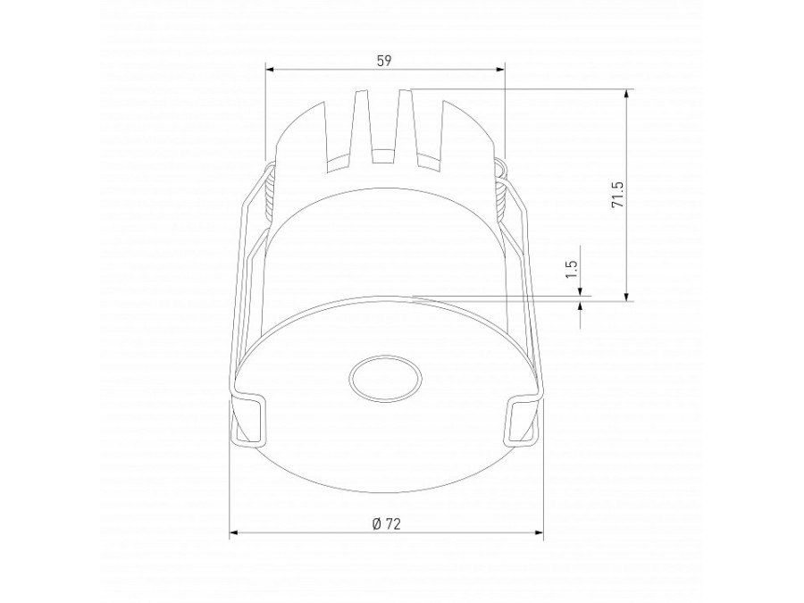 Встраиваемый светильник Elektrostandard Binnie 15275/LED