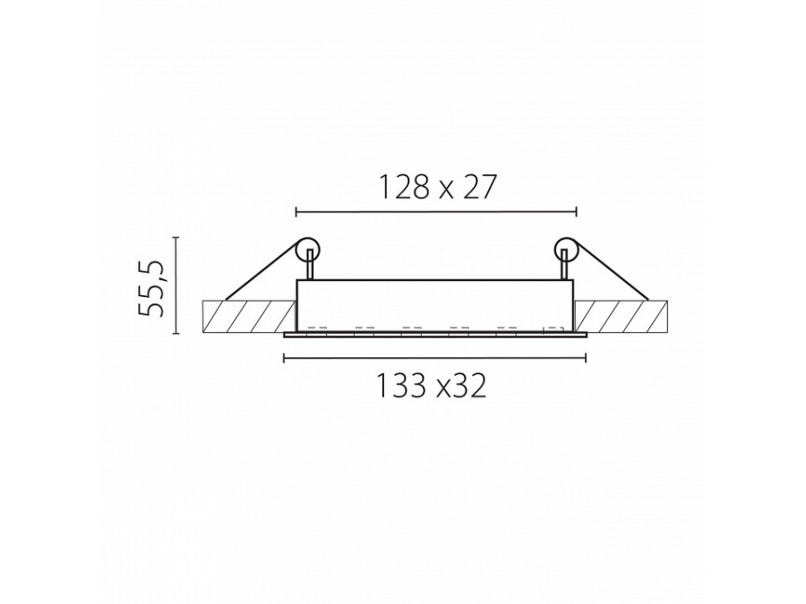 Встраиваемый светильник Lightstar Guarda 080246