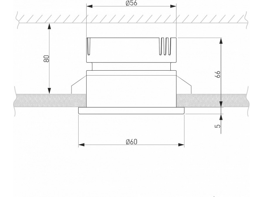 Встраиваемый светильник Elektrostandard Nuta 25026/LED