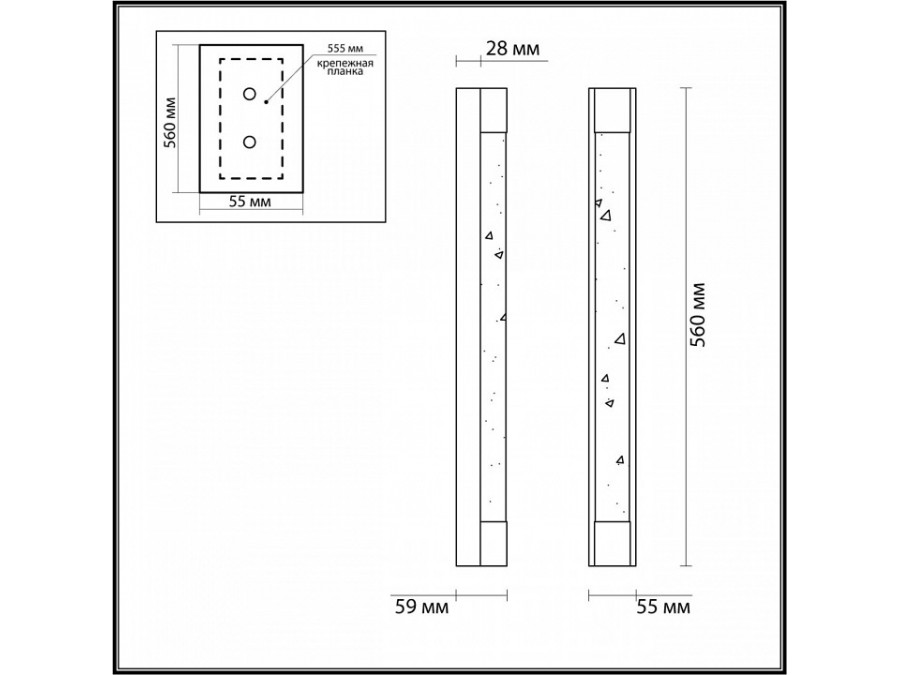 Накладной светильник Odeon Light Mirada 6681/12WL