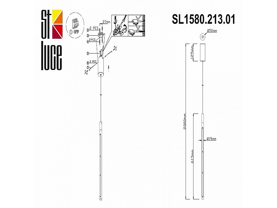 Подвесной светильник ST-Luce Ralio SL1580.213.01
