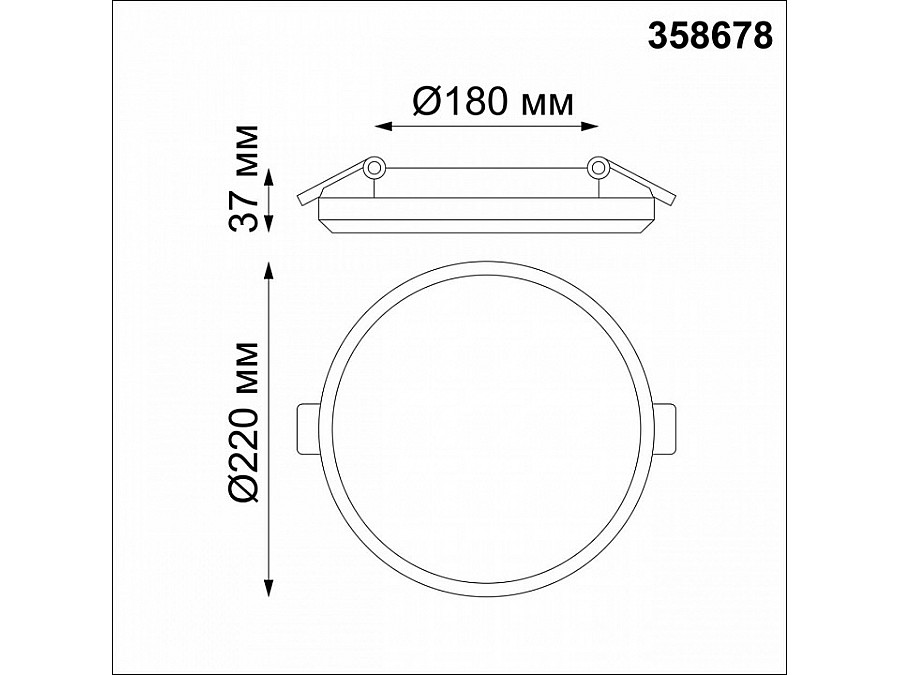 Встраиваемый светильник Novotech Pandora 358678