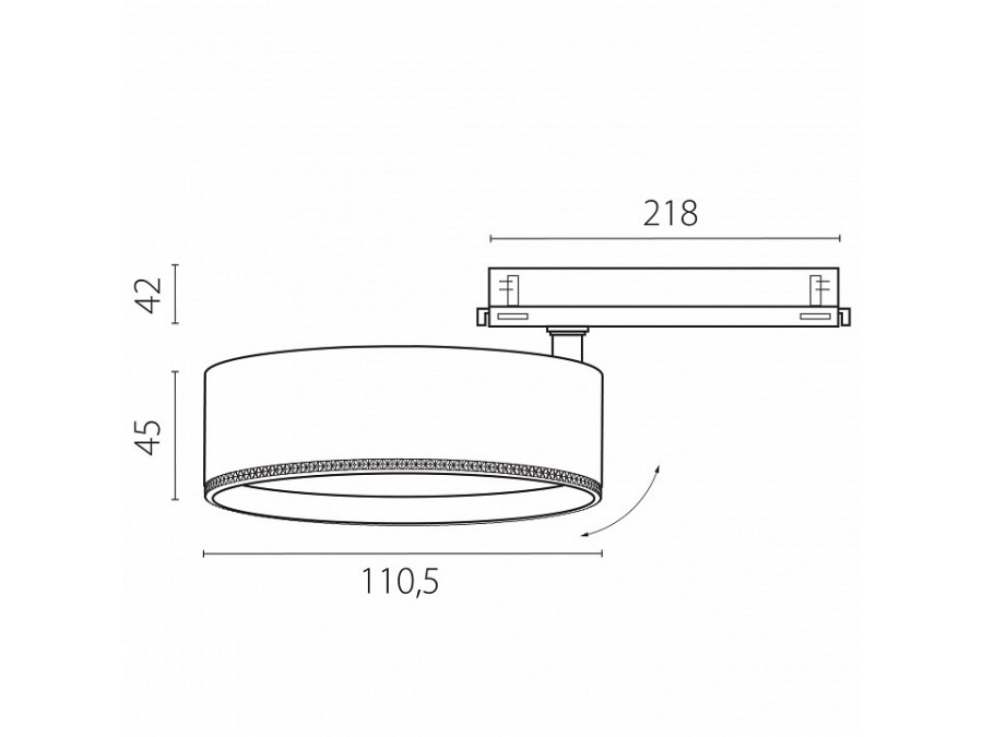 Светильник на штанге Lightstar Alta Pro A5646DALI