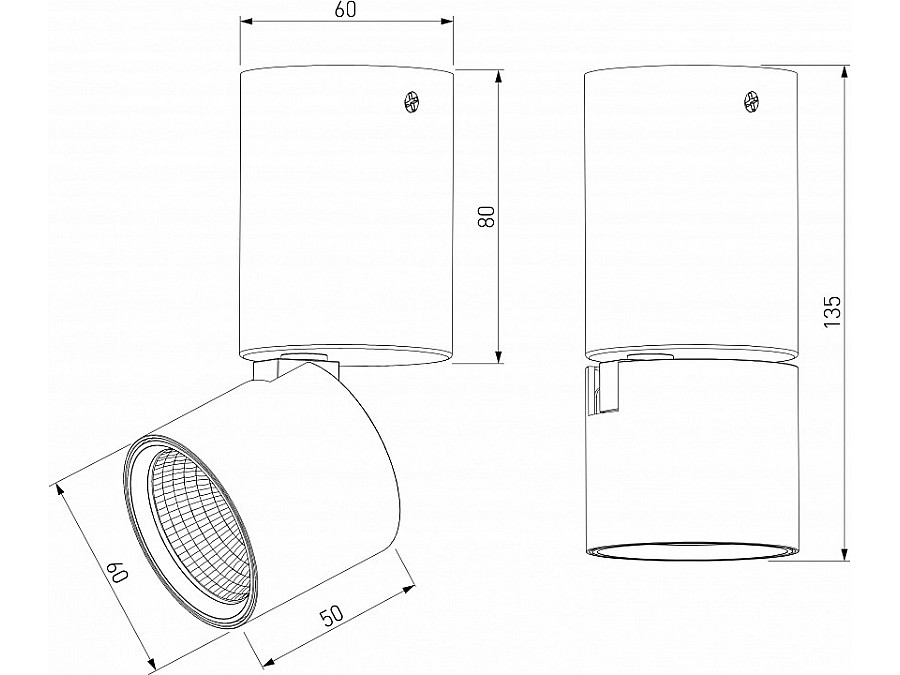 Накладной светильник Elektrostandard Sens a063680