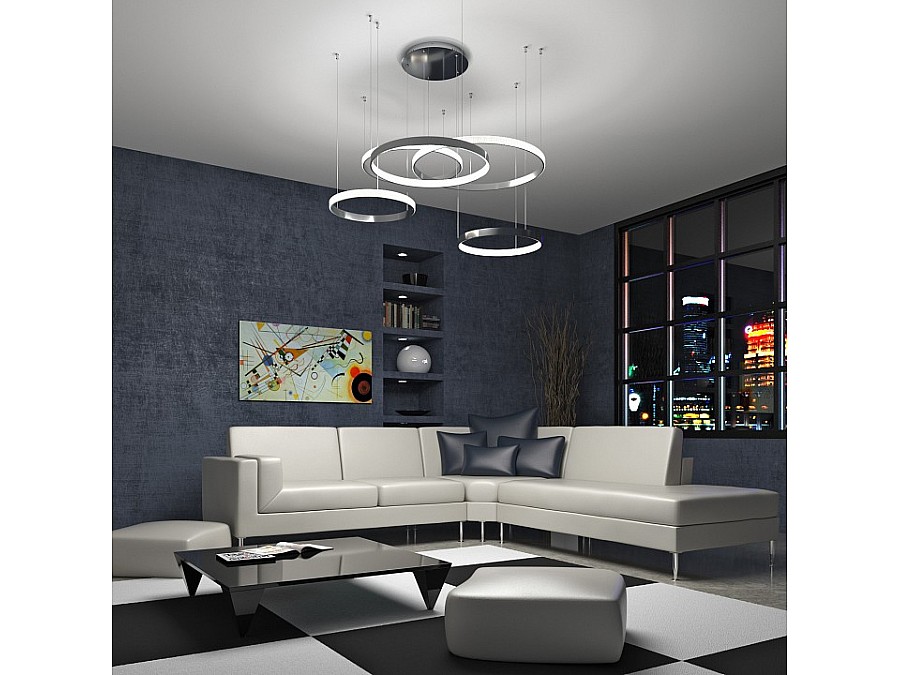 Подвесной светильник Eurosvet Posh 90175/5 хром 160W