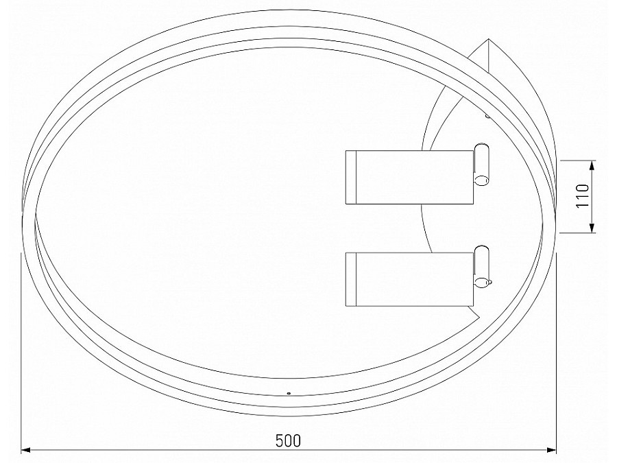 Накладной светильник Eurosvet Luminari 90247/3 черный/золото Smart