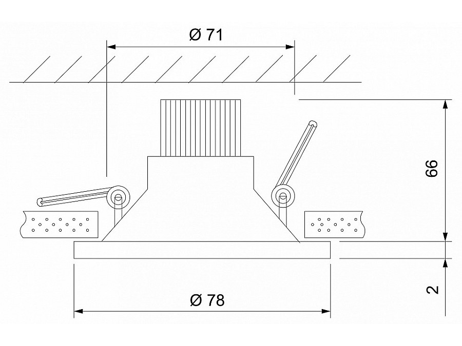 Встраиваемый светильник Elektrostandard 15266/LED 15266/LED