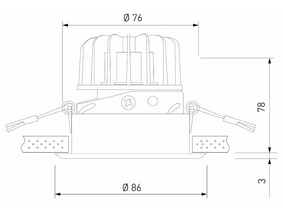 Встраиваемый светильник Elektrostandard Osti 25081/LED
