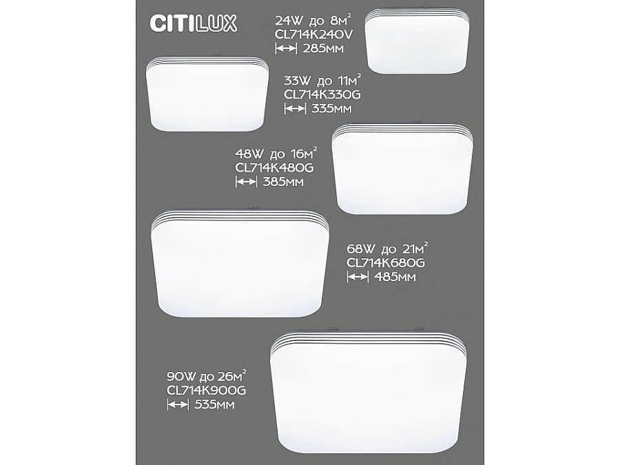 Накладной светильник Citilux Симпла CL714K900G