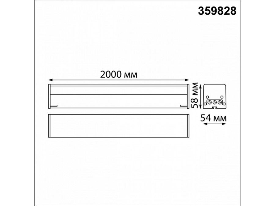 Накладной светильник Novotech OVER 359828