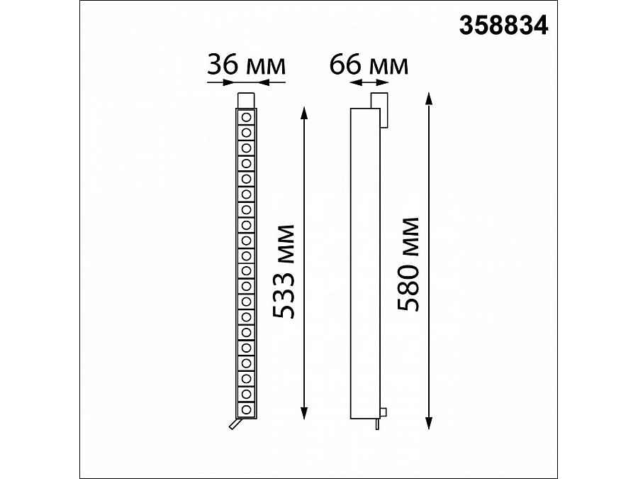 Накладной светильник Novotech Iter 358834