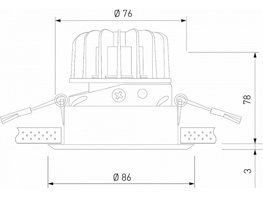 Встраиваемый светильник Elektrostandard Osti 25081/LED