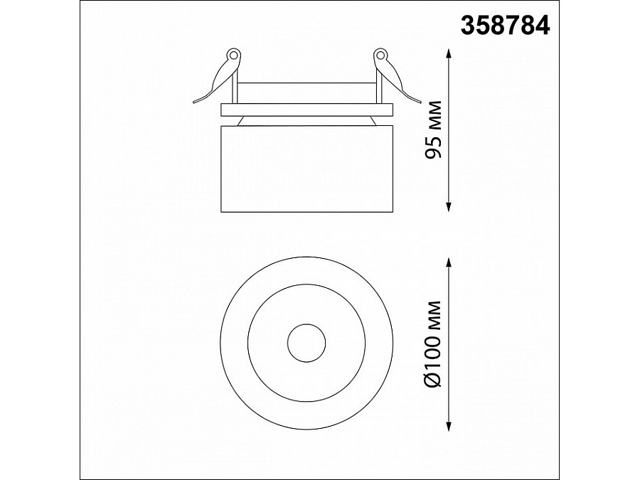 Встраиваемый светильник Novotech Groda 358784