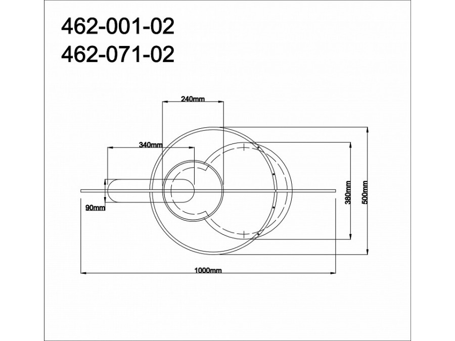 Накладной светильник Velante 462 462-001-02
