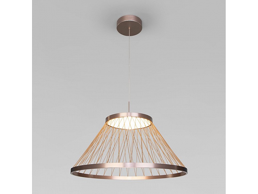 Подвесной светильник Eurosvet Cesta 40017/1 LED коричневый