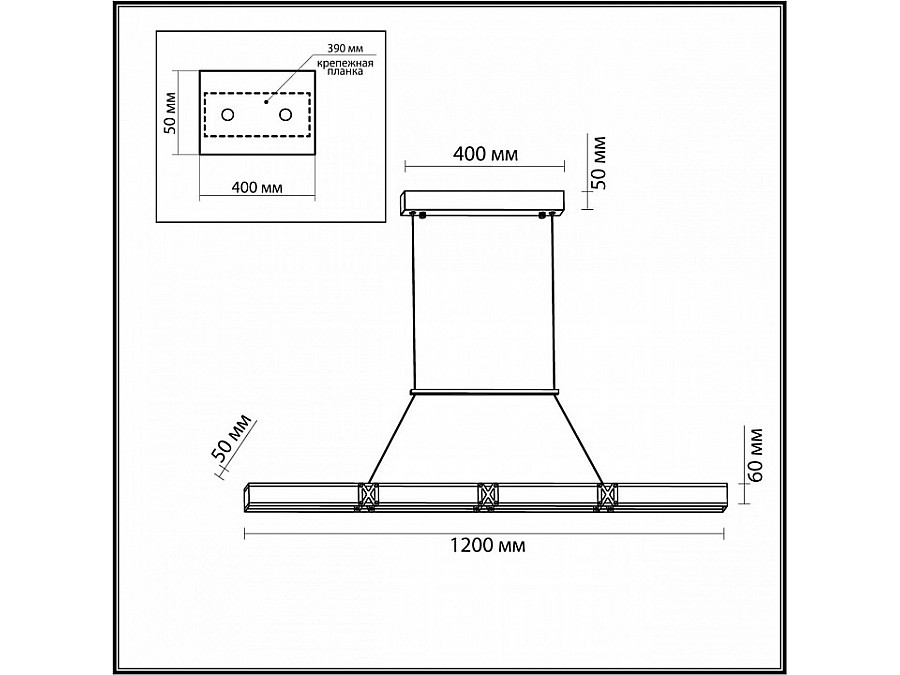 Подвесной светильник Odeon Light Mesh 7083/20L
