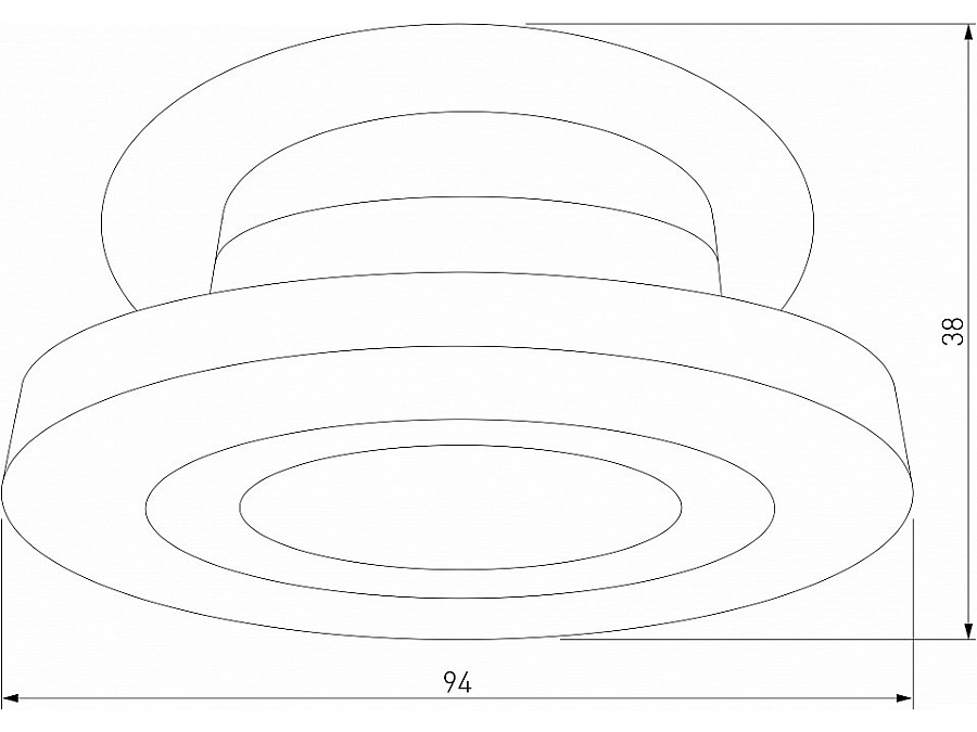Встраиваемый светильник Elektrostandard Surf 25084/LED