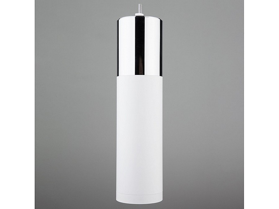 Подвесной светильник Eurosvet Double Topper 50135/1 LED хром/белый 12W