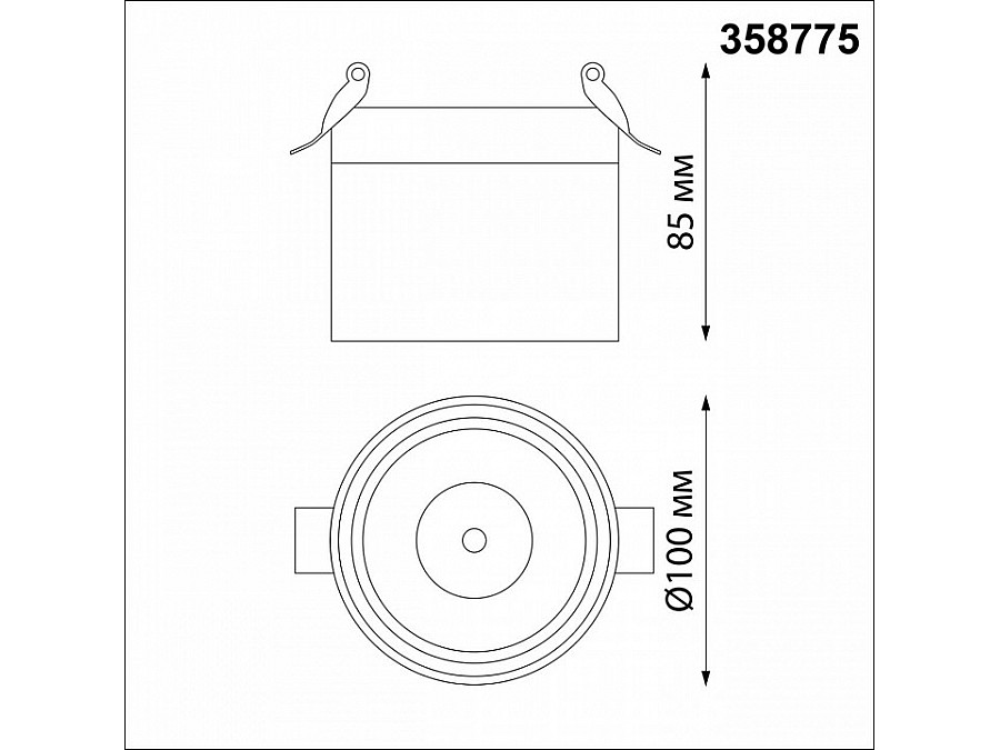 Встраиваемый светильник Novotech Groda 358775
