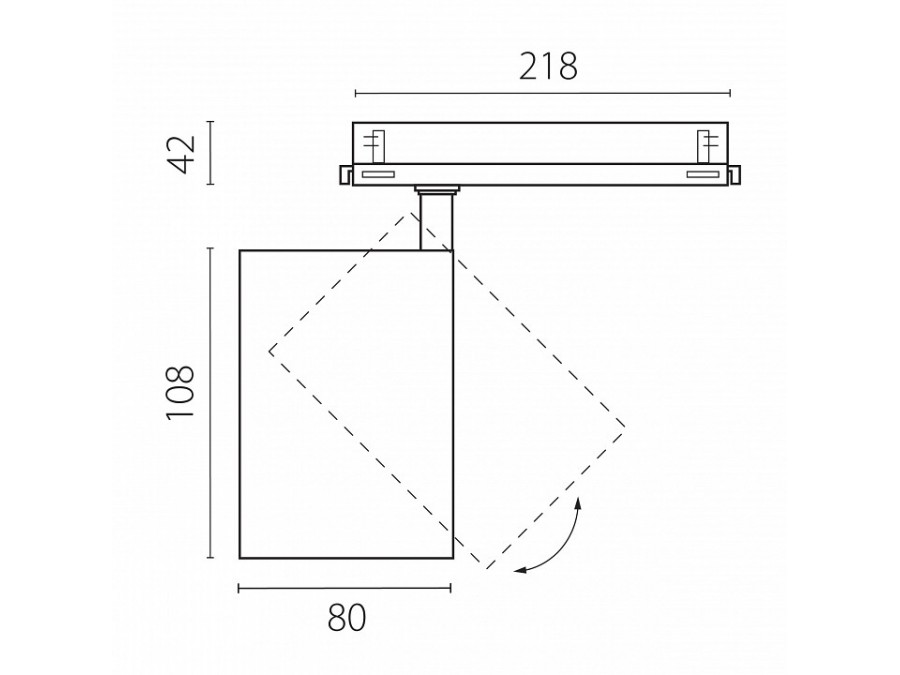 Светильник на штанге Lightstar Alta Base A5346DALI