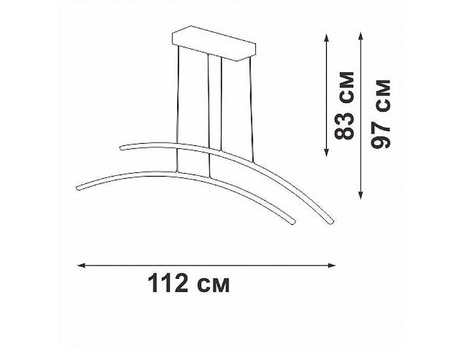 Подвесной светильник Vitaluce V2709 V2709-8/2S