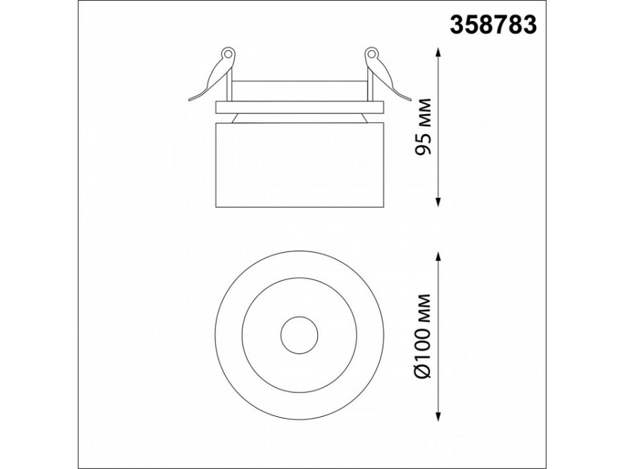 Встраиваемый светильник Novotech Groda 358783