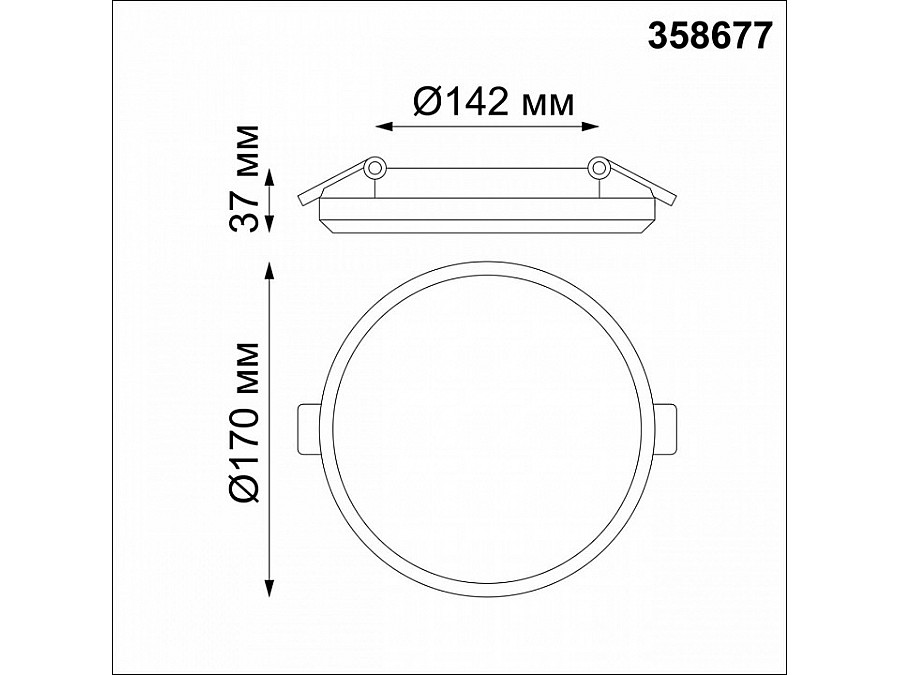 Встраиваемый светильник Novotech Pandora 358677